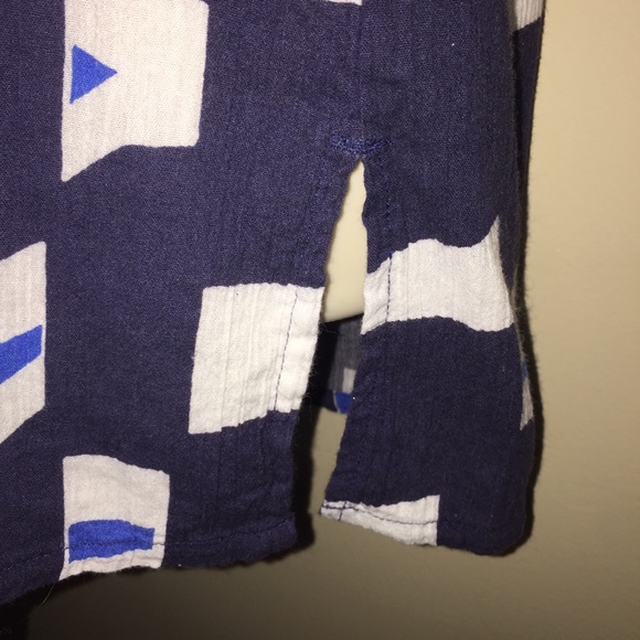 J. Crew tunic top. Quarter sleeve - Picture 3 of 4